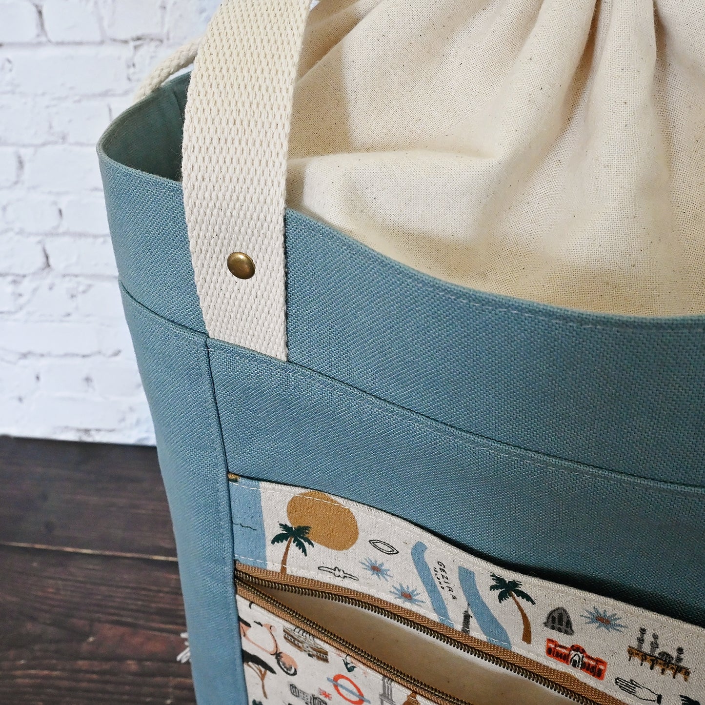 The Bon Voyage XL Project Tote