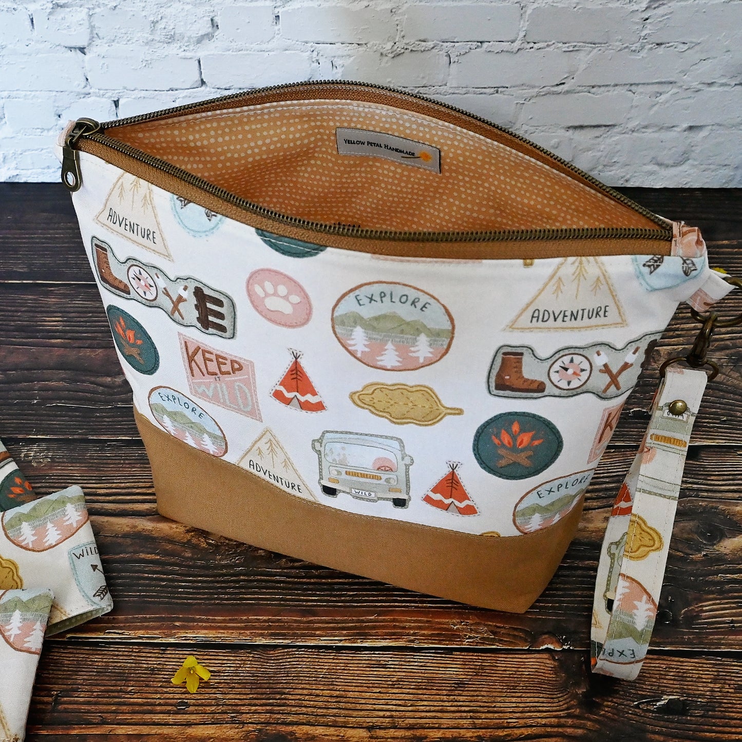 Patch it Up Zippered Project Bag