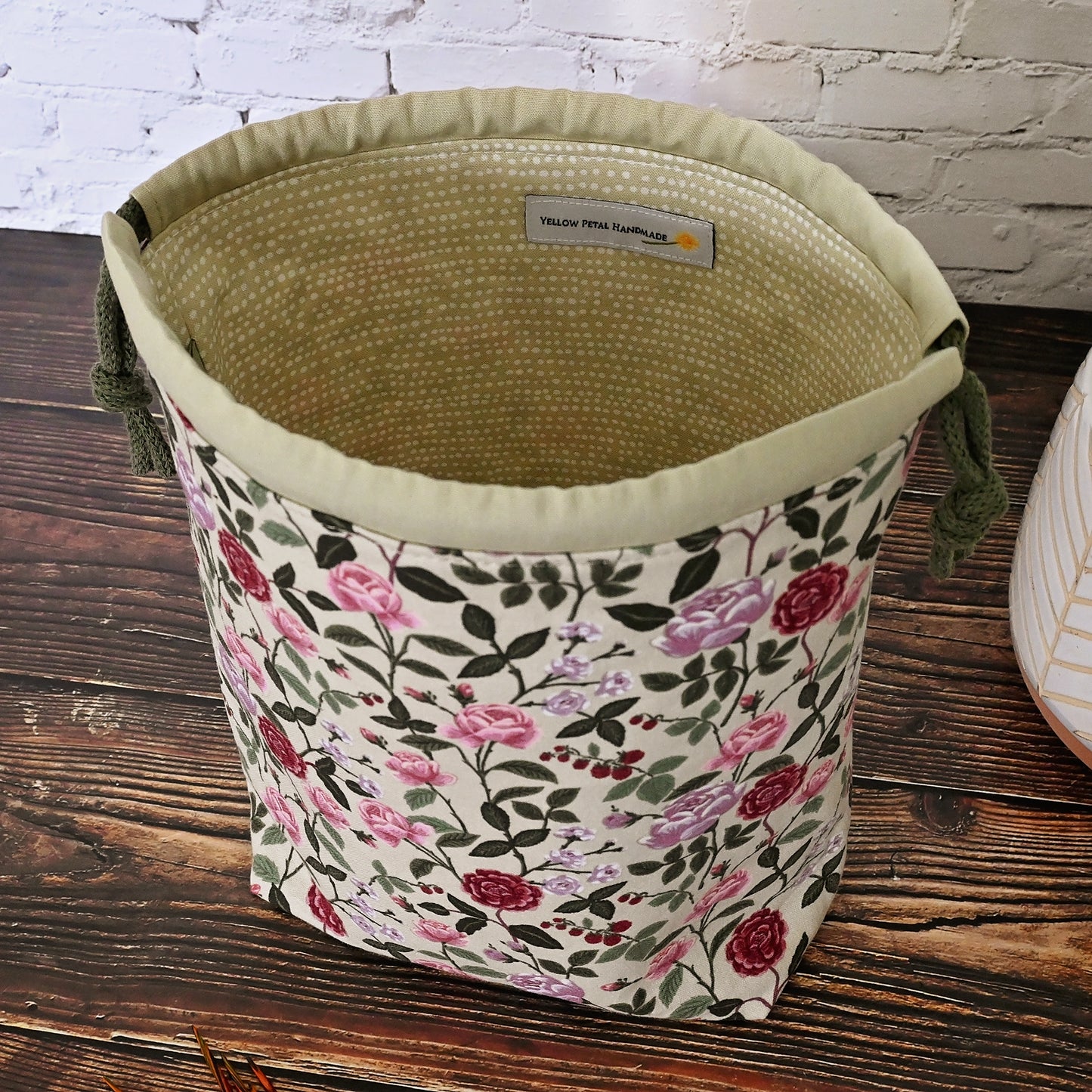 English Rose Project Bag in Green
