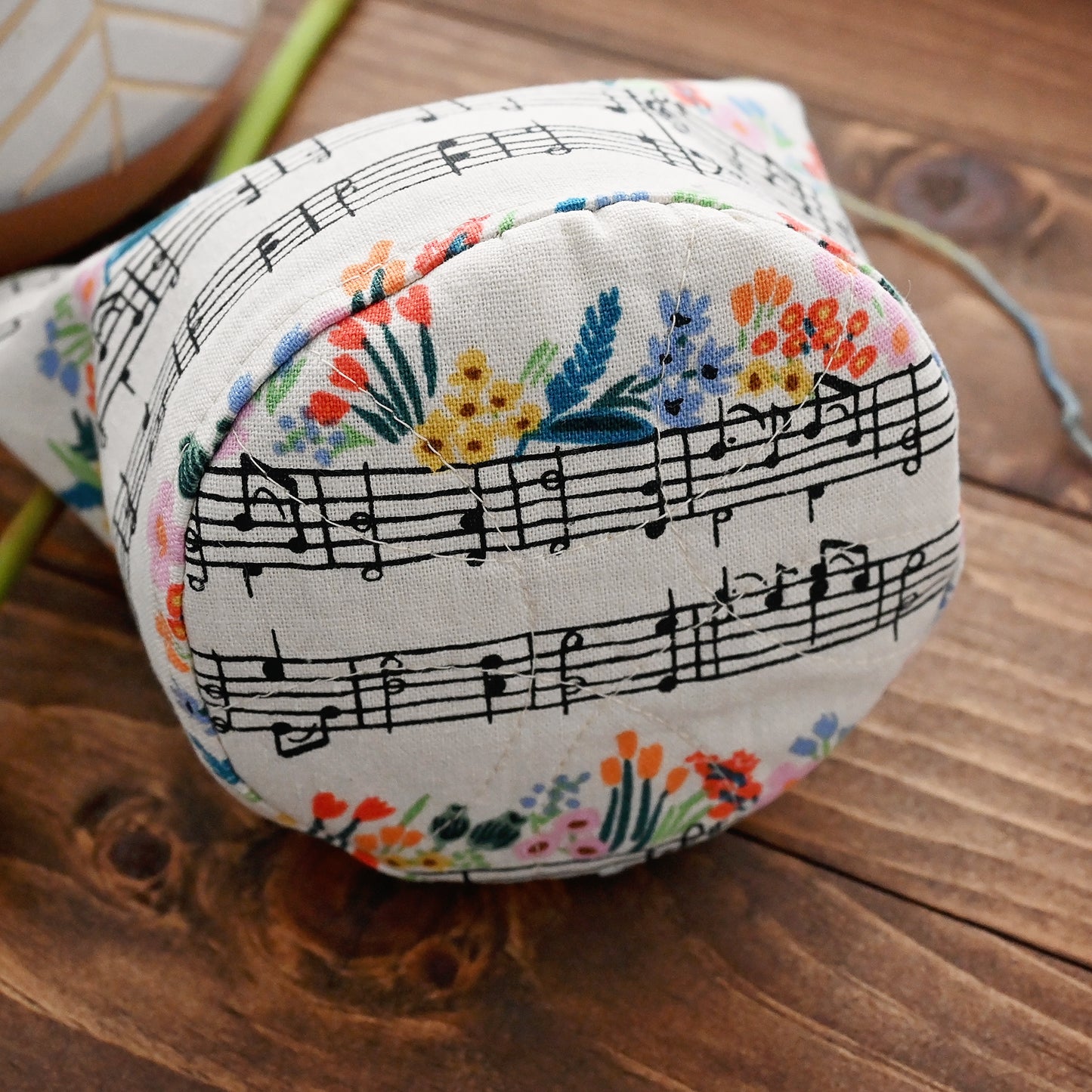 Music Notes Yarn Cozy - Small