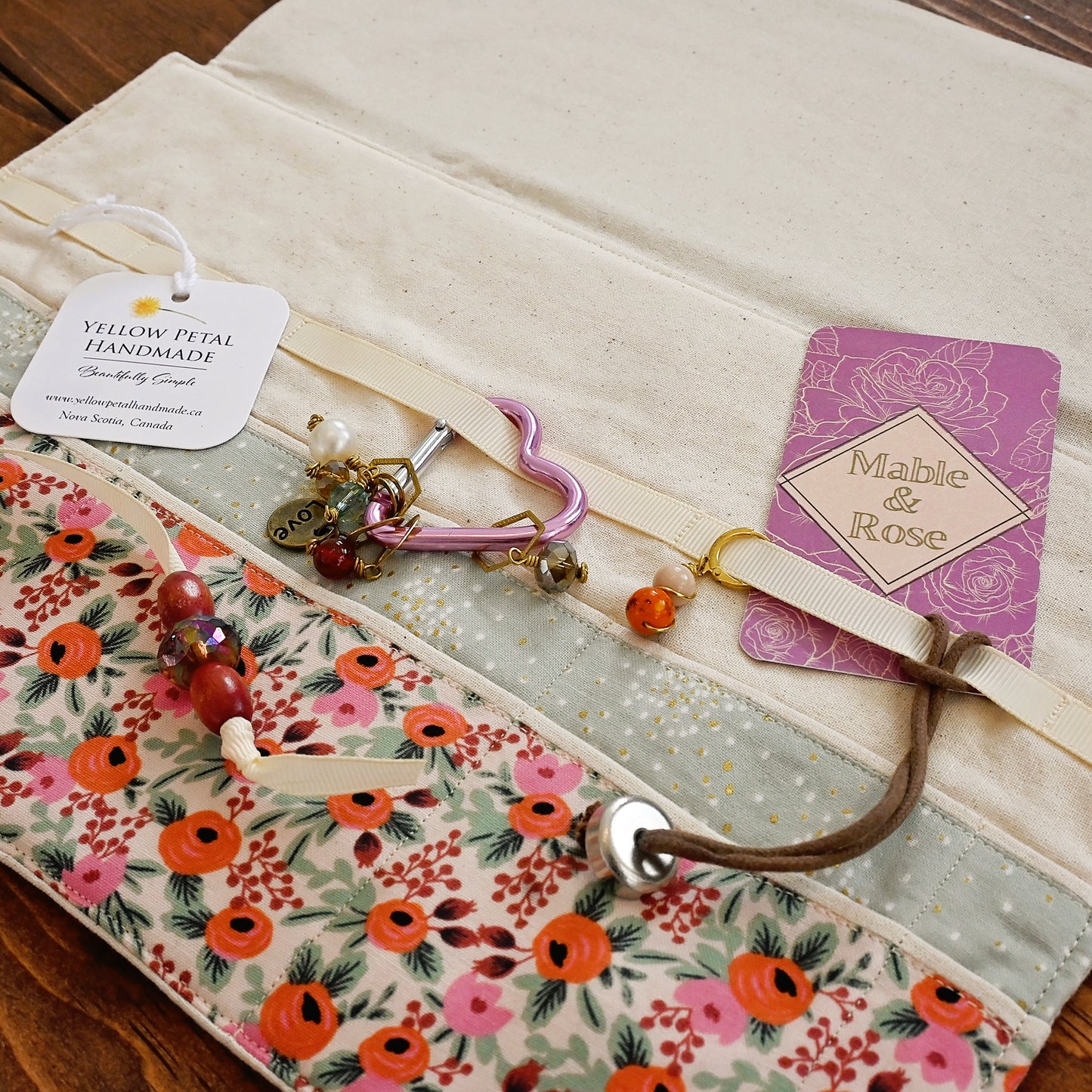 Get It Together Wrap in Natural Rosa - A Collaboration with Mable and Rose Handmade