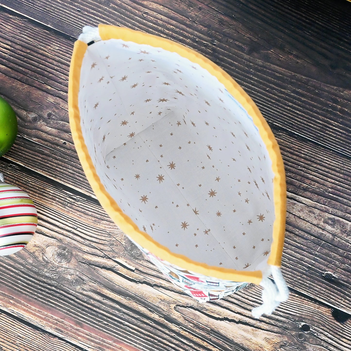 Stocking Drawstring Project Bag