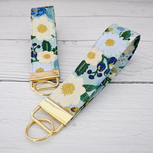 Vintage Garden Keychain Wristlets