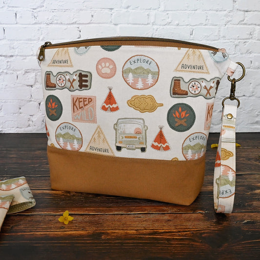 Patch it Up Zippered Project Bag