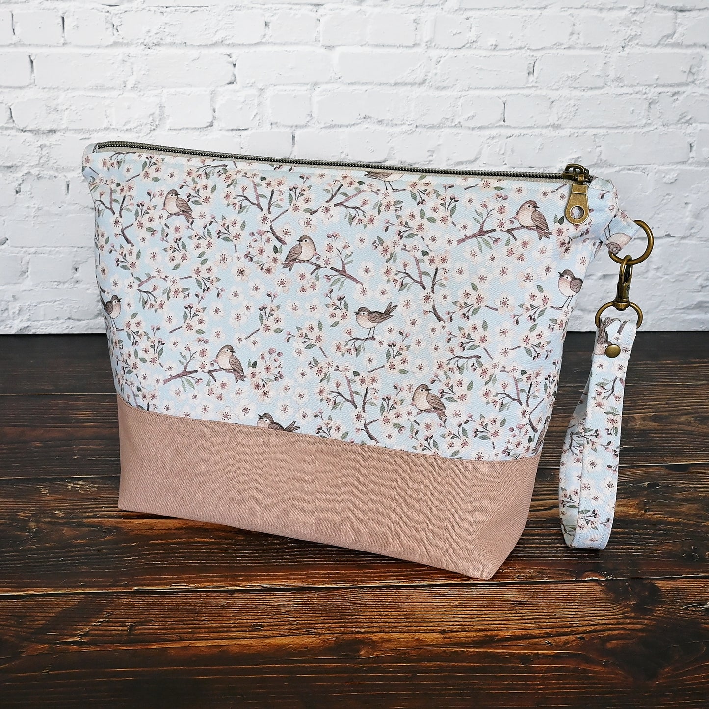 Bird Themed Zippered Project Bags