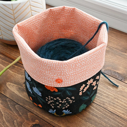 Midnight Meadow Yarn Cozy - Large