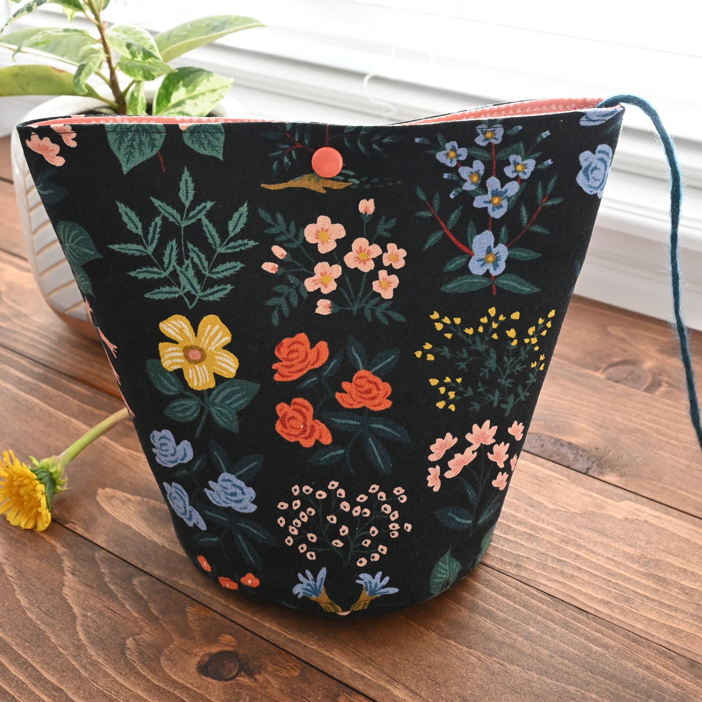 Midnight Meadow Yarn Cozy - Large