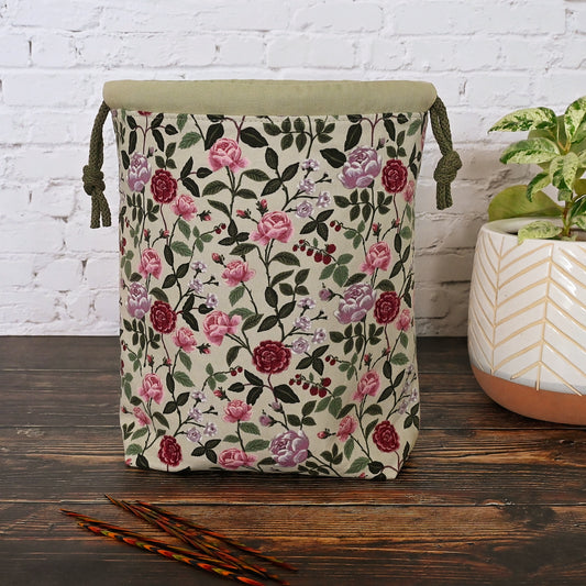 English Rose Project Bag in Green