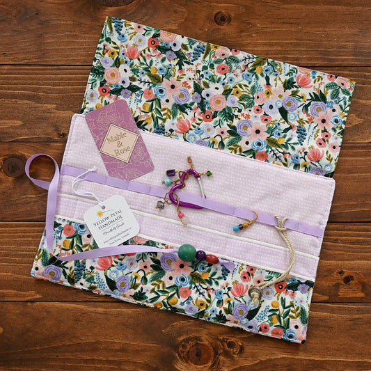 Get It Together Wrap in Mauve Garden Party  - A Collaboration with Mable and Rose Handmade