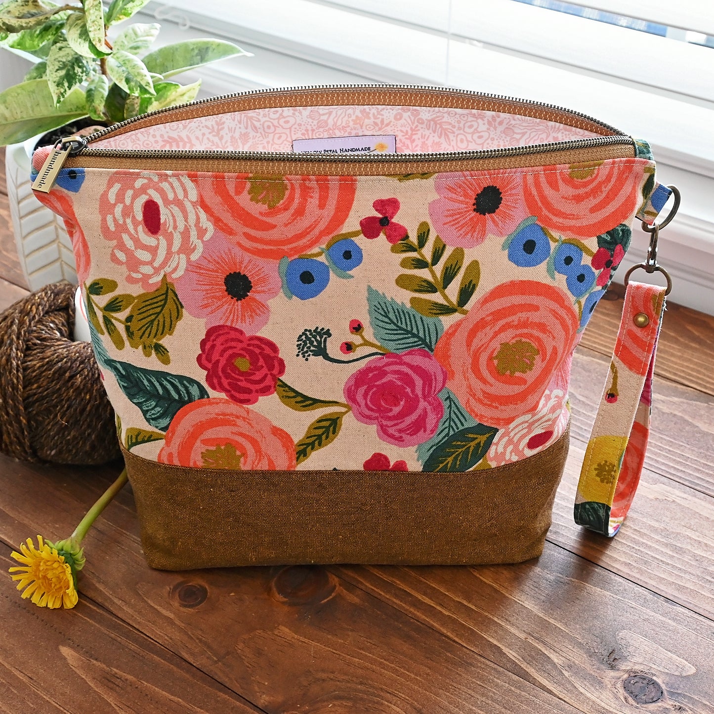 Juliet Rose Zippered Project Bag