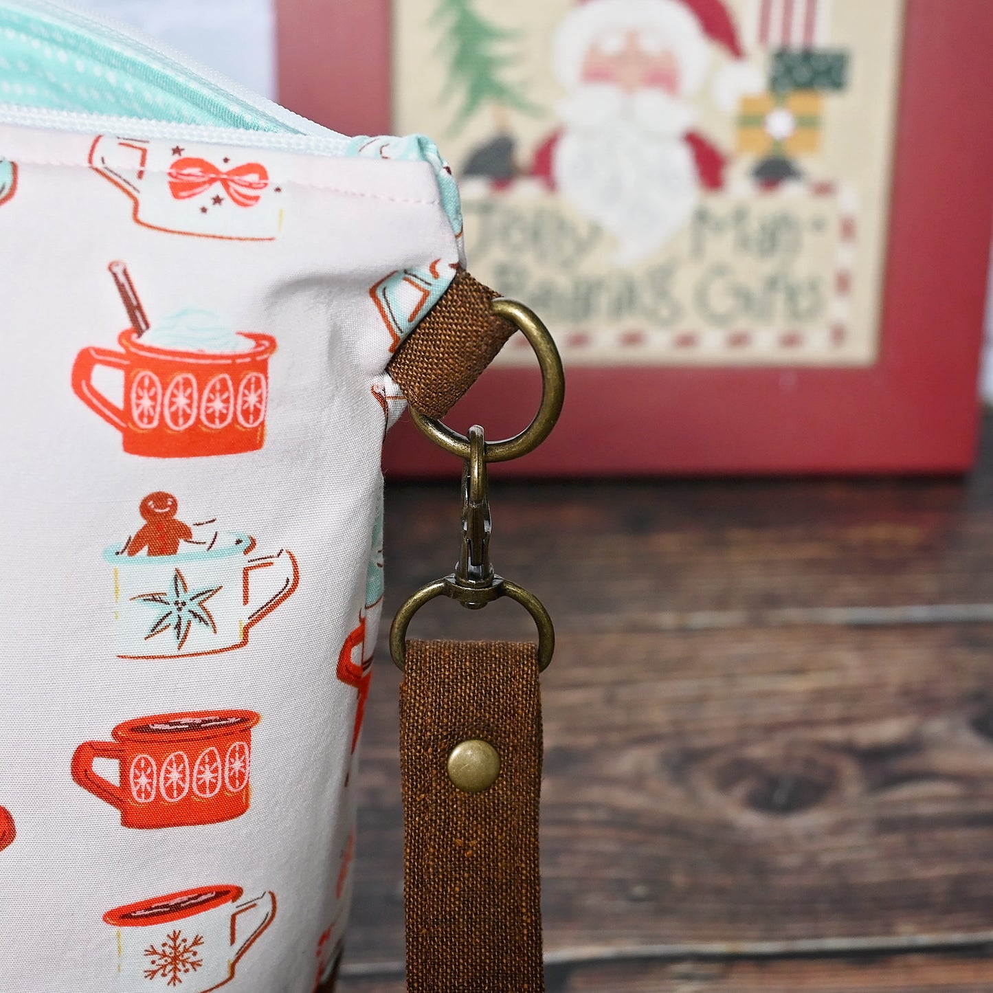 Hot Cocoa Zippered Project Bag