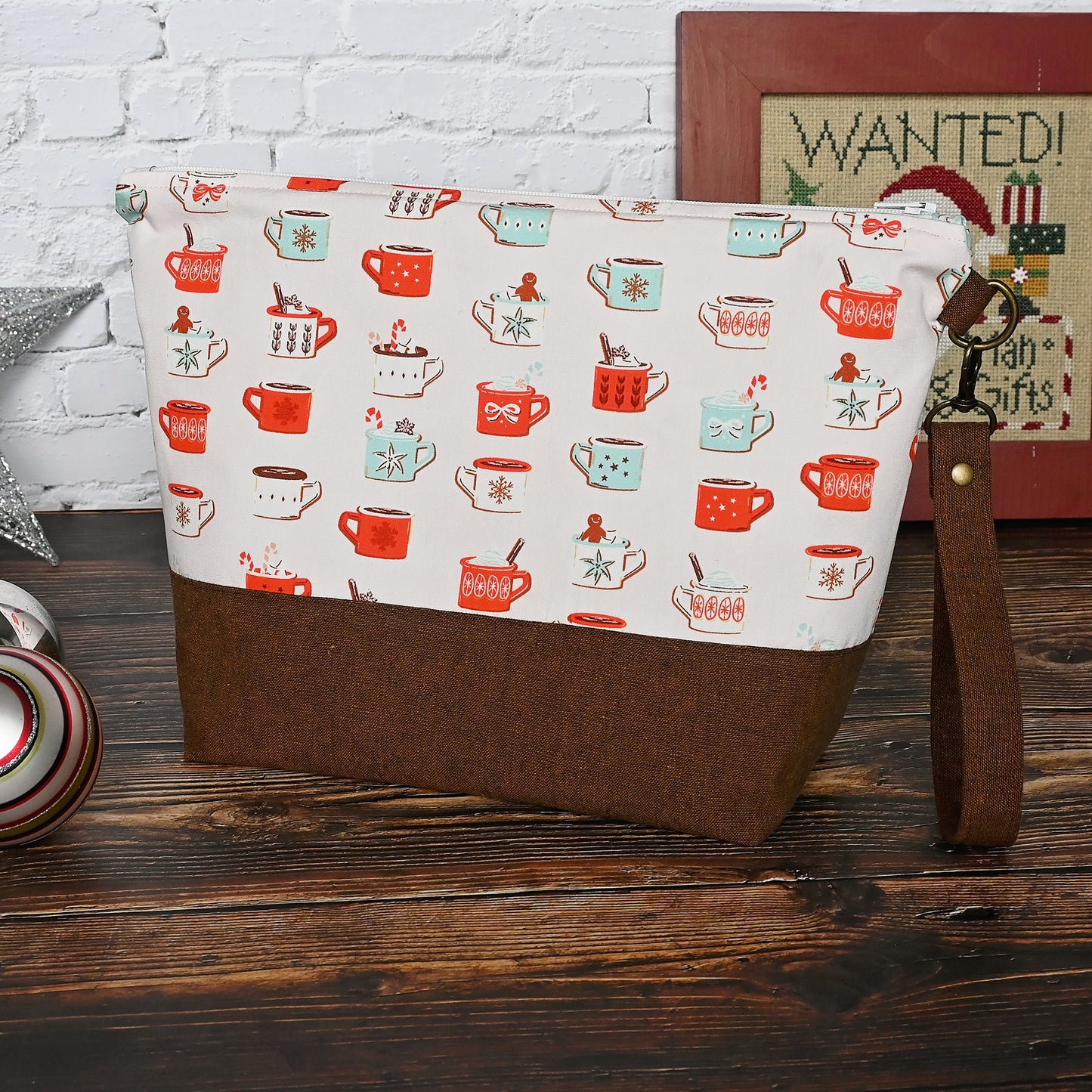 Hot Cocoa Zippered Project Bag