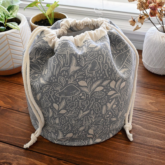 Mystical Mushroom Bucket Bag